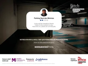 VISUEL CAMPAGNE L'AVIS DE LA RUE MLLE PITCH X SAMU SOCIAL DE PARIS