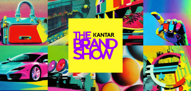 Visuel coloré de l'évenement partenaire The Kantar Brand Show
