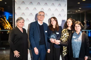 Photo de la remise de la première étoile du LABEL CANCER@WORK