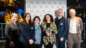 Photo de la remise de la première étoile du LABEL CANCER@WORK et du prix coup de cœur du jury